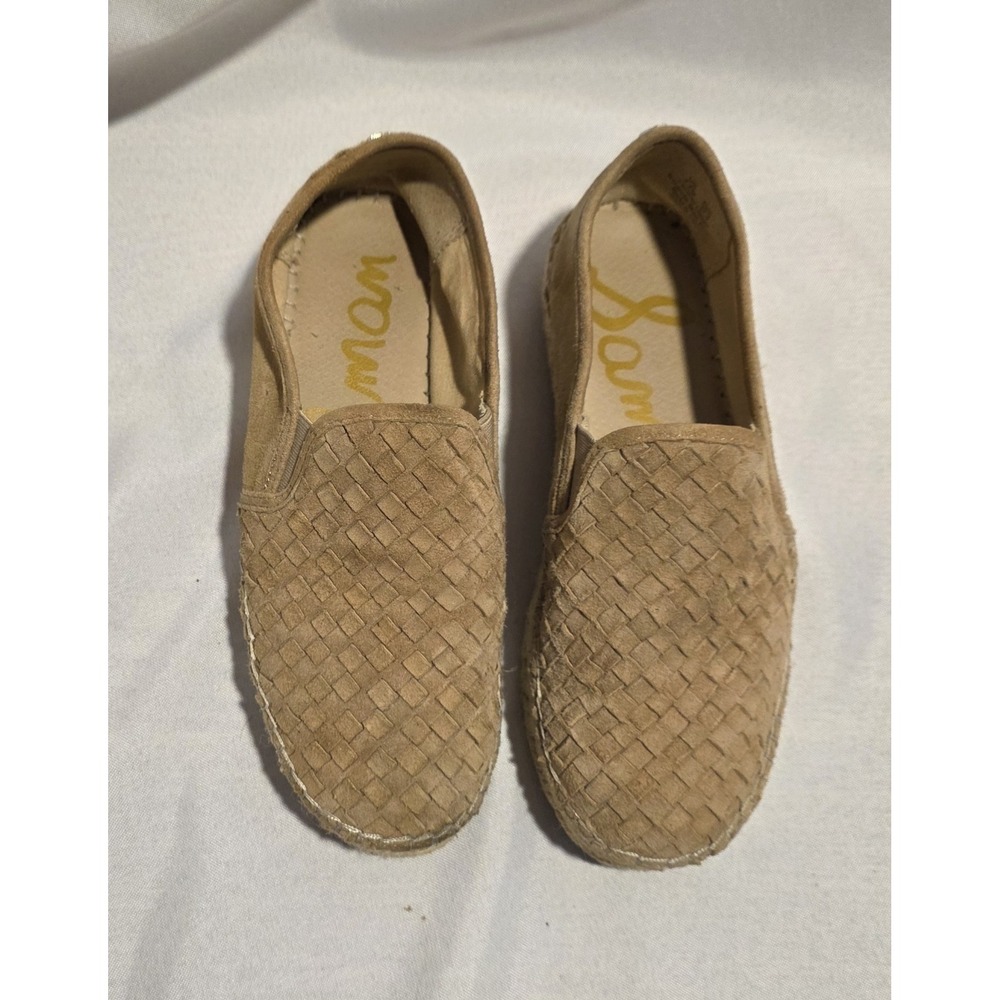 Sam Edelman Catherine Women's Tan Leather Platform Espadrille. Size 7.5